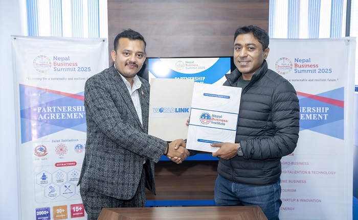 नेपाल बिजनेस समिट आयोजना हुँदै, इन्टरनेट पार्टनरमा वल्र्डलिंक कम्युनिकेसन